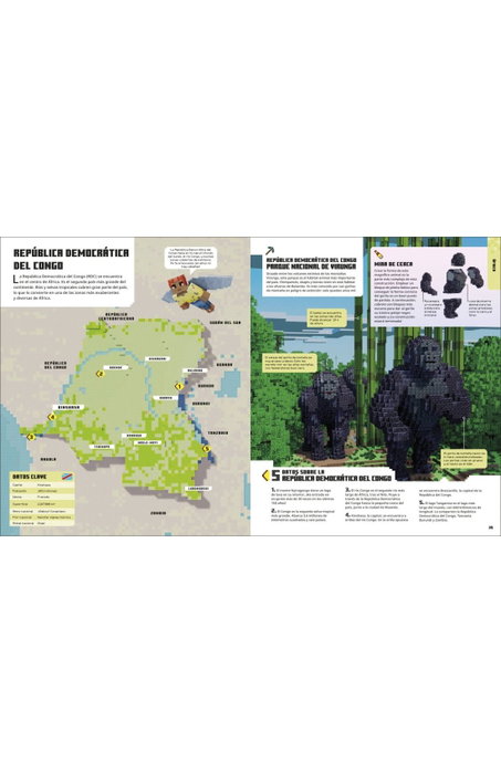 Penguin Random House Grupo Editorial, S.A.U. Minecraft Atlas del Mundo