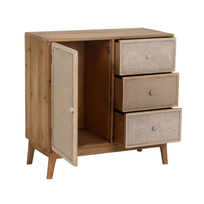 Ixia Mueble Recibidor Natural DM-Madera