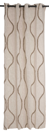 DKD Home Decor Cortina Boho Beige 260 x 140 cm (2 Unidades)