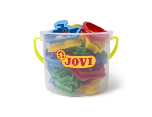 Jovi Cubo de 24 Moldes Surtidos de 6 Modelos para Plastilina