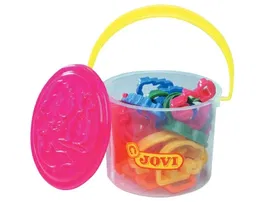 Jovi Moldes para modelar cubo, 24 unidades surtidas, 6 modelos diferentes, utiles manualidades