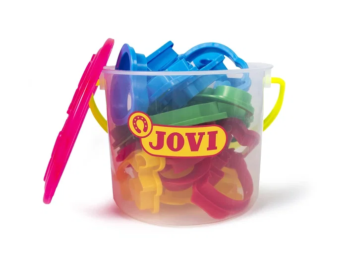 Jovi Cubo de 24 Moldes Surtidos de 6 Modelos para Plastilina