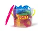 Jovi Cubo de 24 Moldes Surtidos de 6 Modelos para Plastilina