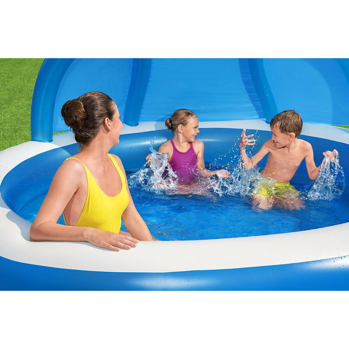 Bestway Piscina Hinchable 2 Camaras Parasol 241x241x140 cm