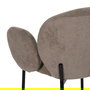 Silla Taupe Tejido-Metal 66 X 60 X 79 cm (Set de 2)