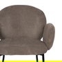 Silla Taupe Tejido-Metal 66 X 60 X 79 cm (Set de 2)