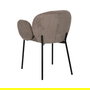 Silla Taupe Tejido-Metal 66 X 60 X 79 cm (Set de 2)