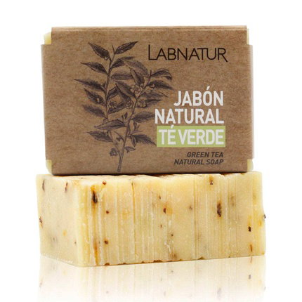 Labnatur Pack de 8 Jabones Naturales de Té Verde 100g