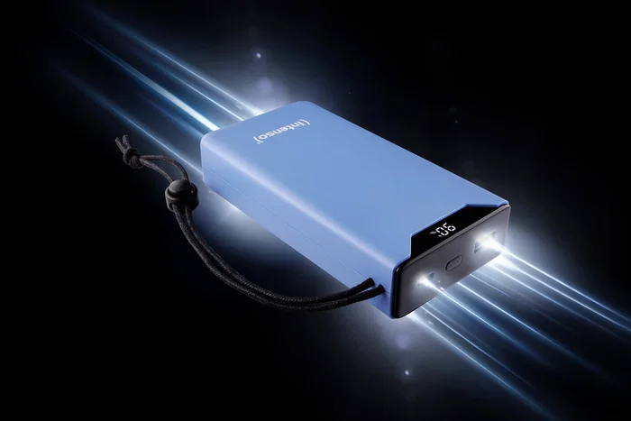 Intenso 7332055 Batería Externa Power Bank 20000 mAh Azul, Carga Rápida Power Delivery 3.0 & Quick Charge 3.0, USB-C, 20W