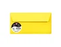 Clairefontaine Sobre Pollen 110x220 mm Amarillo sol Pack de 5 unidades