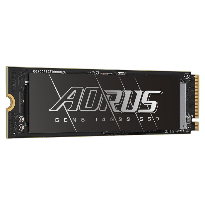 Gigabyte AORUS GEN5 14000 4TB M.2 PCI-E NVMe SSD, 14100 MB/s Lectura, 12600 MB/s Escritura