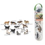 Collecta Tubo de Mini Mascotas - Figuras de Perros y Gatos en Estuche de PVC - A1232 - Edad +3 años