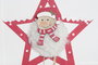 DKD Home Decor Decoración Colgante Estrella MDF Surtido de 3 Colores