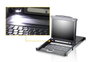ATEN CL5708 Switch KVM LCD 17 Pulgadas con 8 Puertos PS/2-USB VGA, Monitor LED, Consola Unificada para Hasta 256 Ordenadores