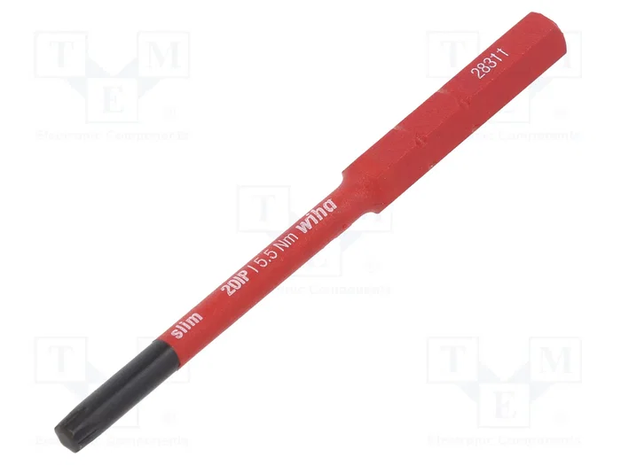 WIHA Punta Torx® PLUS 20IP aislada 75mm WIHA Punta Torx® PLUS 20IP aislada 75mm