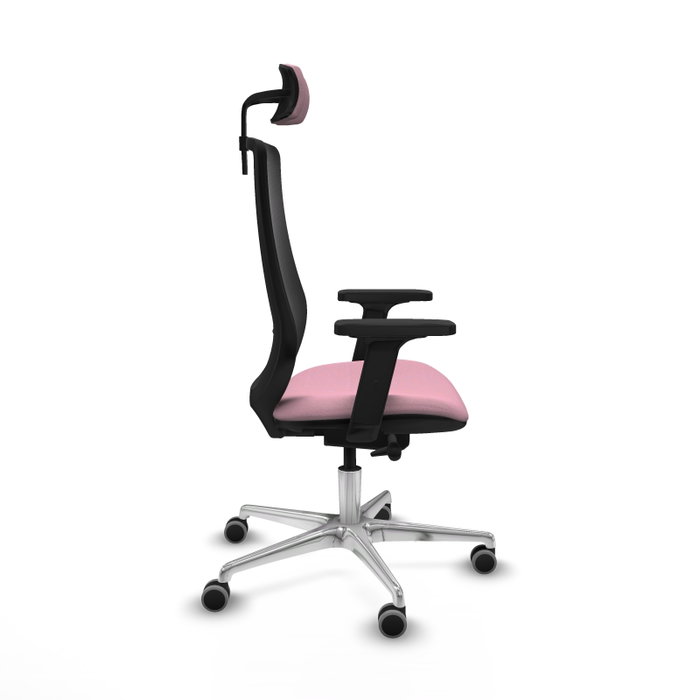 PIQUERAS Y CRESPO Silla de oficina Mardos con mecanismo Sincro/Traslack, Rosa y Negro PIQUERAS Y CRESPO Silla de oficina Mardos con mecanismo Sincro/Traslack, Rosa y Negro