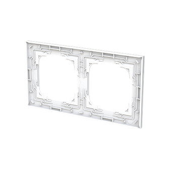 BUSCH-JAEGER 1722-44G Abdeckrahmen 2-fach Blanco BUSCH-JAEGER 1722-44G Abdeckrahmen 2-fach Blanco