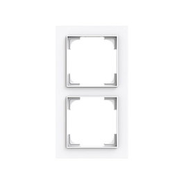 BUSCH-JAEGER 1722-44G Abdeckrahmen 2-fach Blanco