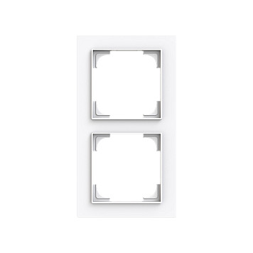 BUSCH-JAEGER 1722-44G Abdeckrahmen 2-fach Blanco BUSCH-JAEGER 1722-44G Abdeckrahmen 2-fach Blanco