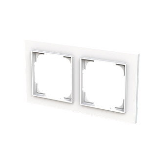 BUSCH-JAEGER 1722-44G Abdeckrahmen 2-fach Blanco BUSCH-JAEGER 1722-44G Abdeckrahmen 2-fach Blanco