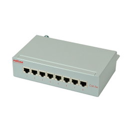 ROLINE Patchpanel 8 Puertos Cat5e Clase D Blindado Gris