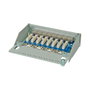 ROLINE Patchpanel 8 Puertos Cat5e Clase D Blindado Gris