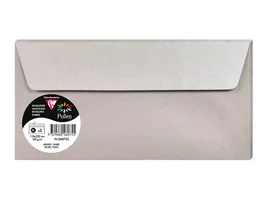 Clairefontaine Pollen Sobres Plata 110x220 mm Pack de 5