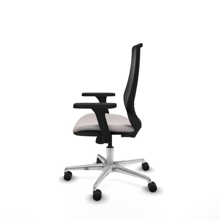 PIQUERAS Y CRESPO Silla de oficina Mardos con mecanismo Sincro, Blanco y Negro PIQUERAS Y CRESPO Silla de oficina Mardos con mecanismo Sincro, Blanco y Negro