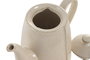 DKD Home Decor Tetera Urban Liangfeng 26 Beige 600ml Gres 12x15x21cm