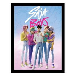 Pyramid International Póster Enmarcado Las Guerreras K-pop Saja Boys