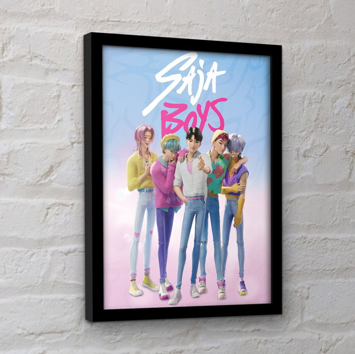 Pyramid International Póster Enmarcado Las Guerreras K-pop Saja Boys
