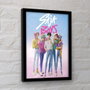Pyramid International Póster Enmarcado Las Guerreras K-pop Saja Boys