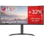LG 34WQ75C-B Monitor Ultrapanorámico Curvo 34" WQHD IPS. USB-C 90W, HDMI, DisplayPort, AMD FreeSync, Regulable, Negro