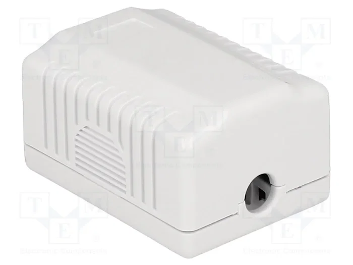 DeLOCK 86196 Toma de red 1 puerto Cat.6A LSA RJ-45 Blanco