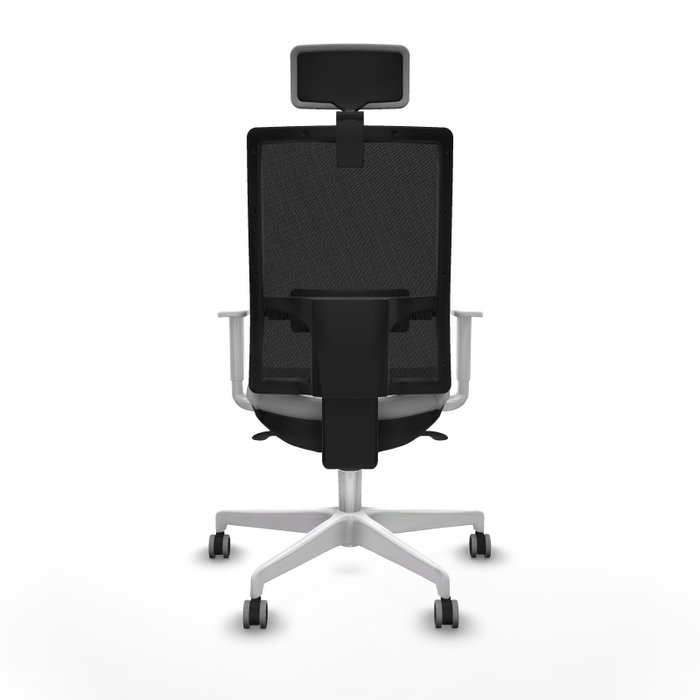 PIQUERAS Y CRESPO Silla de oficina Horna con mecanismo Sincro, Gris claro y Negro PIQUERAS Y CRESPO Silla de oficina Horna con mecanismo Sincro, Gris claro y Negro