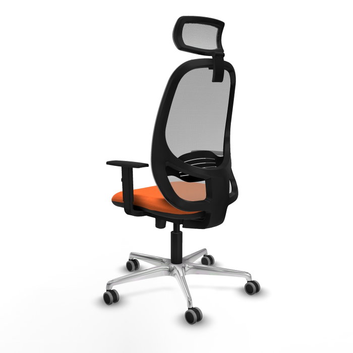 PIQUERAS Y CRESPO Silla de oficina Cilanco Naranja y Gris