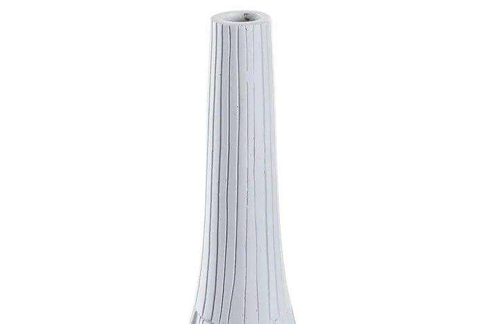 DKD Home Decor Jarrón de Resina Blanco Nokko 18x18x50 cm