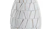DKD Home Decor Jarrón de Resina Blanco Nokko 18x18x50 cm