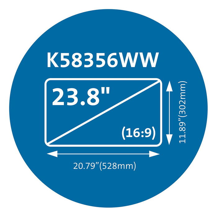 Filtro de Privacidad para Monitor Kensington K58356WW 23,8"