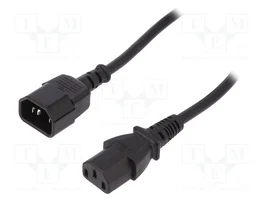 Digitus Cable de extensión de alimentación C14 a C13, 5 m