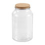 La Mediterranea Tarro de Vidrio con Tapón de Corcho 3800ml (Pack de 4)