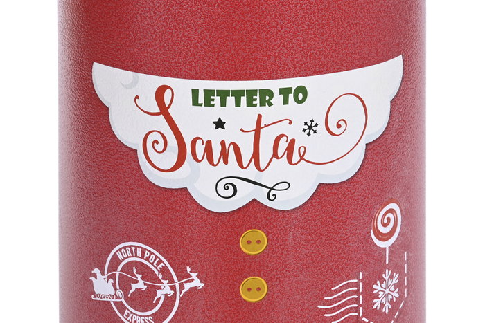 DKD Home Decor Buzón Navidad Tradicional Rojo Blanco 41.5 x 78 x 41.5 cm DKD Home Decor Buzón Navidad Tradicional Rojo Blanco 41.5 x 78 x 41.5 cm
