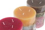 DKD Home Decor Velas de Cera de Parafina Rustik AW Surtidas de 3 Piezas