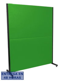 PIQUERAS Y CRESPO - Biombo oficina, ideal para espacios de trabajo, diseño fijo, perfecto para dividir áreas.
