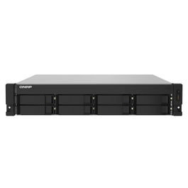 QNAP TS-832PXU-RP - Servidor NAS Rack 2U, 8 Bahías, 4GB DDR4 RAM (ampliable a 16GB), Procesador ARM 4 núcleos, 2x SFP+ 10GbE, 2x 2.5GbE, Fuente Redundante (RPS), QTS
