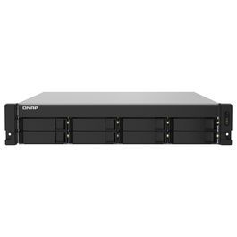 QNAP TS-832PXU-RP - Servidor NAS Rack 2U, 8 Bahías, 4GB DDR4 RAM (ampliable a 16GB), Procesador ARM 4 núcleos, 2x SFP+ 10GbE, 2x 2.5GbE, Fuente Redundante (RPS), QTS