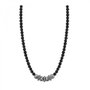 Police Collar Trango Necklace SS + Black Stones PJ.26481PSE-01