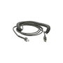 Zebra Cable USB A de 2,8 m Gris