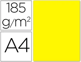 Iris Cartulina 210x297 mm 185 gr Amarillo Canario 50U