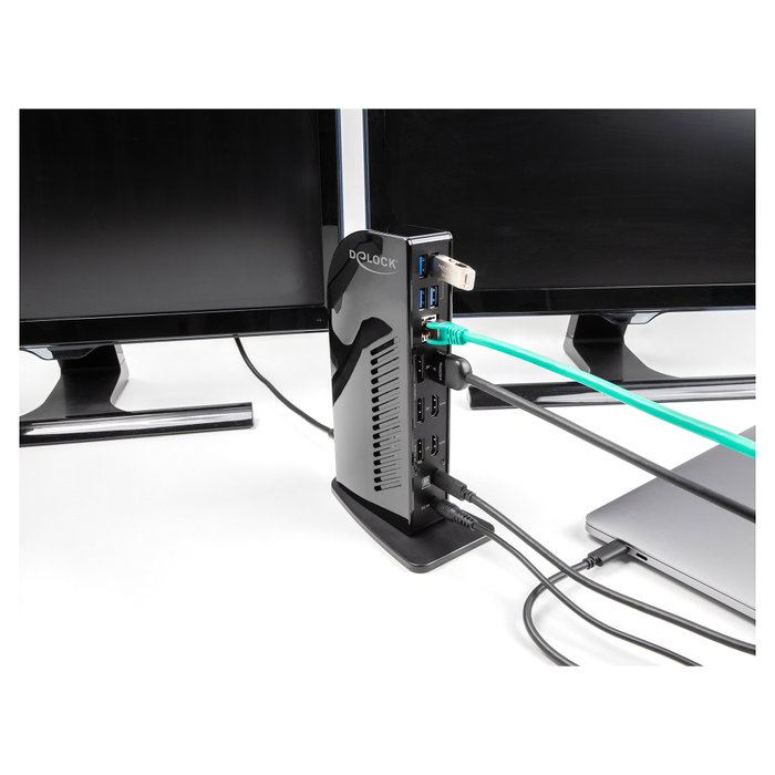 DeLOCK 88051 Estación de acoplamiento USB Type-C Triple Pantalla DisplayLink 4K DeLOCK 88051 Estación de acoplamiento USB Type-C Triple Pantalla DisplayLink 4K